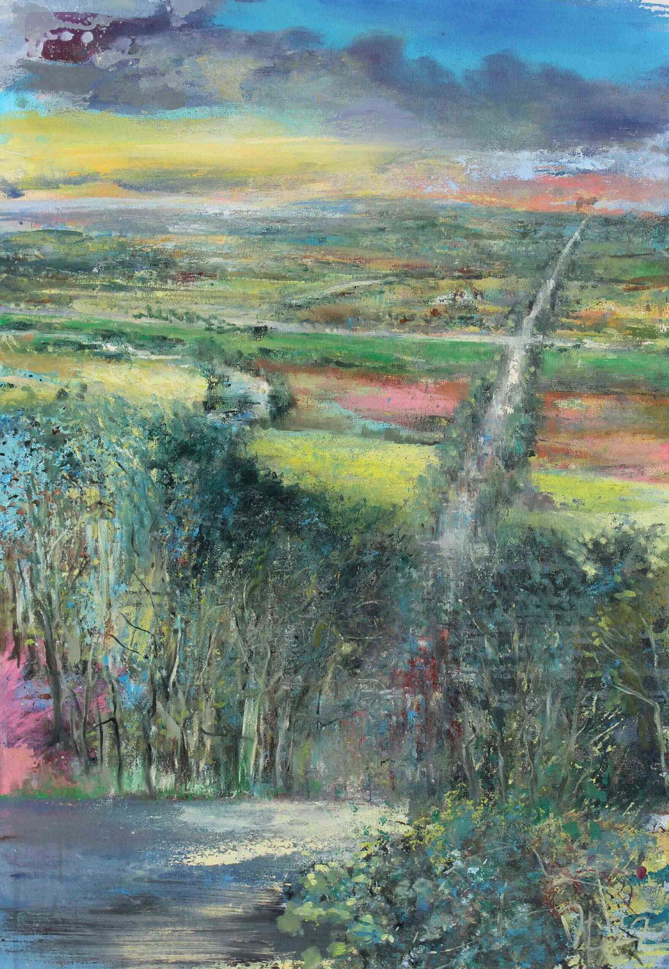 Fosse Way. Oil on canvas. 100x70cm.